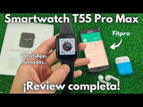 💥 Smartwatch T55 Pro Max | FULL Features and Setup | Fitpro