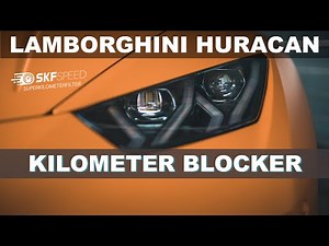 Huracan Lamborghini EVO dismantle speedometer install odometer freezer