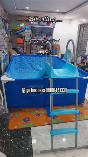 #inflatables_intex_swim_pools_toys🔵 | (3m x 2m Pool) @270k (pool only) Call/Whatsapp - 0805 101 3474 A perfect gift for your family this period. Get one today before we run... | Instagram