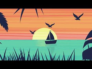 After Effect | Motion Graphic | Sunset View | Vfx Pro | illustration