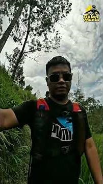 the beauty of hiking on Kalitalang Hill, Mount Merapi