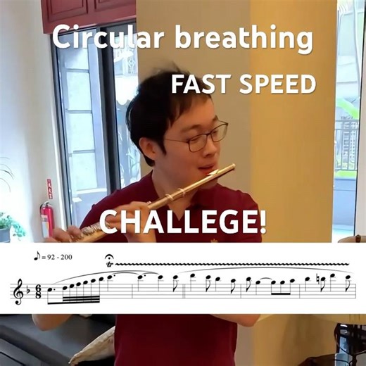 Circular breathing FAST SPEED CHALLENGE 超速循環呼吸挑戰！what’s next?