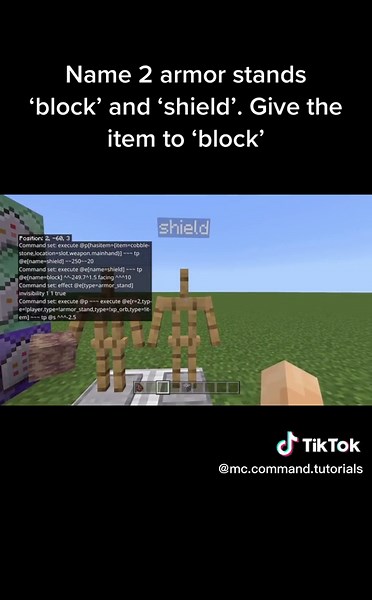 Replying to @agent44x0 How to Earth Bend | Earth Shield | #minecraft #minecrafttutorial #minecraftbedrockedition #minecraftcommands #avatarthelastairbender #earthbending