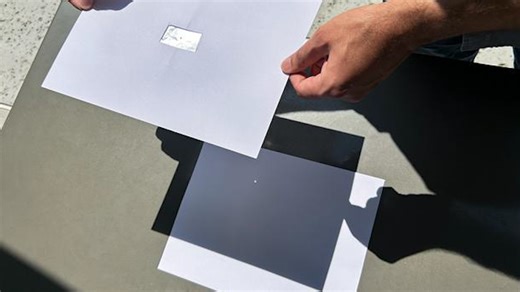 How to make a pinhole projector to view the solar eclipse