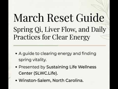 March Spring Reset Guide | Simple TCM Practices for Spring Energy