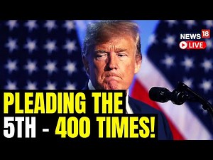 Dramatic Video Of Trump Using the Fifth Amendment 400 Times | Donald Trump Deposition | News LIVE