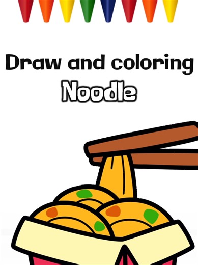 Creative Drawing and Coloring Techniques for Noodle Art