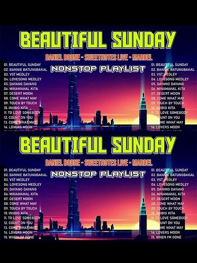 Beautiful Sunday Daniel Boone Lyrics Video