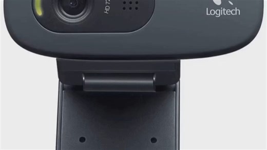 罗技C270高清网络摄像头外接网课教学带麦克风台式电脑笔记本