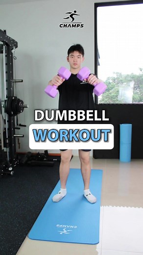 Dumbbell Workout #wibgajian #wibgajiansale #dumbbell #dumbbellworkout #dumbbells #champs #workout