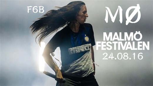 两个月见面三次 MØ瑞典音乐节现场