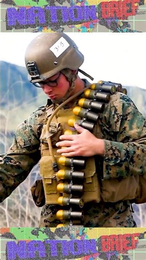 U.S. Marines conduct fire mark-19 grenade launcher training..