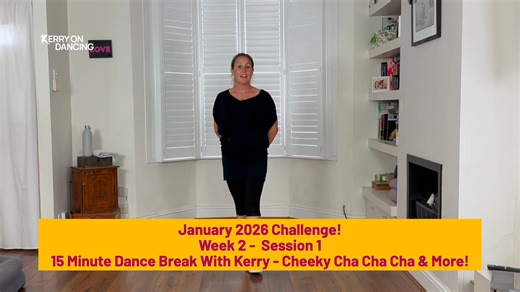 💃✨ The Kerry On Dancing – January Challenge ✨💃 🎉 Week 2, Session 1 is LIVE! 🎉 Cheeky Cha Cha Cha… and More! Get ready to spice up your January with a 15-minute dance break that’s full of fun, energy, and just a little cheeky flair 😎💥 No need to worry about the steps — it’s all about moving, smiling, and feeling good! 🎶 ⏱️ 15 minutes 🆓 Completely FREE 🏡 Dance anywhere — your living room, kitchen, or wherever you’ve got space Take a moment for you, shake off stress, and let the music lift