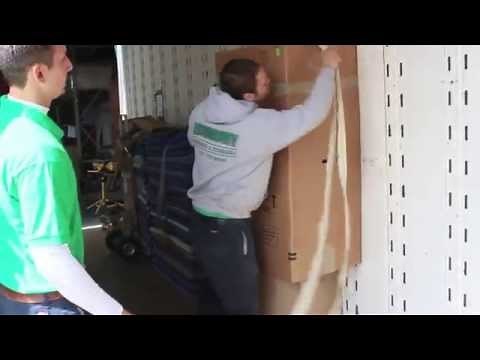 How to move boxes on your back with a strap