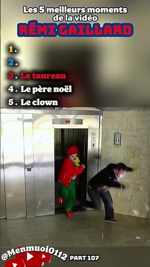 Les 5 meilleurs moments de la vidéo RÉMI GAILLARD | part 107 #drôle #humour #short