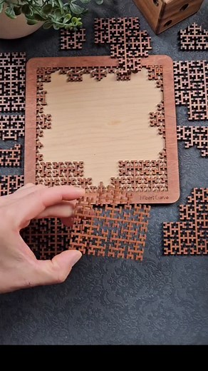 48 reactions | Love this Fractal Tray Puzzle! 里It’s based on mesmerizing space-filling fractal curves and can be delightfully tricky to solve. A perfect gift for your family and friends! | Sheffcity9 | Facebook