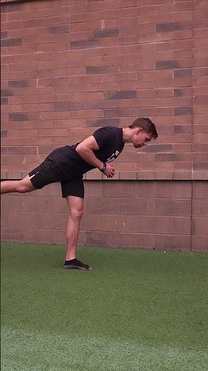 Single Leg Hip Hinge to Knee Drive