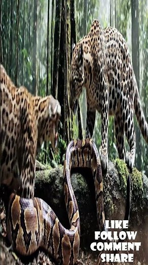 Python vs Leopard – Wild Unexpected Showdown