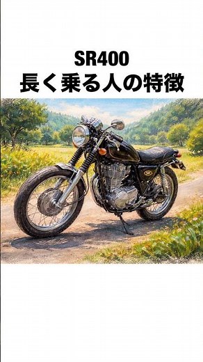 [SR] Characteristics of people who ride their SRs for a long time [SR400 Custom] #SR400 #custom #...