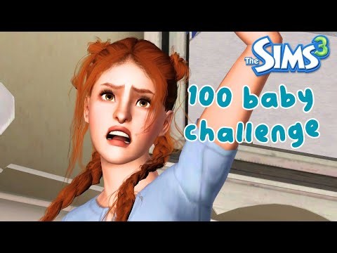 my sim is crashing out and so i am | SIMS 3 100 BABY CHALLENGE (EP 2)