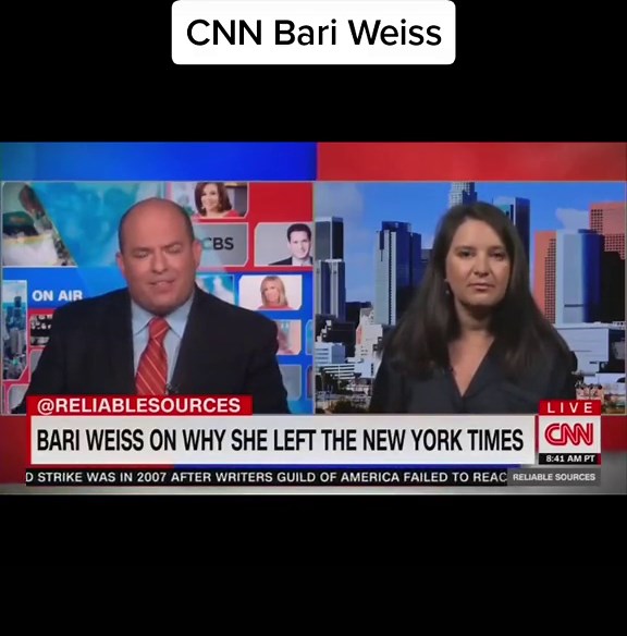 Stelter get a dose of facts from Bari Weiss.
