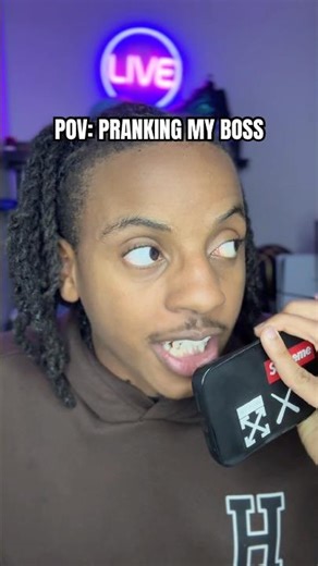 PRANKING MY BOSS #pranks #prank #comedy #shorts #boss