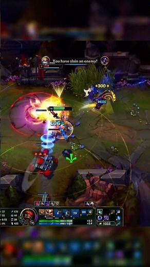 Heimerdinger 1v2 Clutch | GODLIKE Arrow Dodge!!#shorts