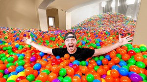I FILLED MY ISLAND HOUSE WITH BALL PIT BALLS! | Unspeakable