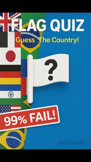 Only 1 Percent Can Name All 4 Flags!