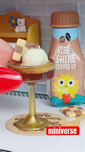 Let’s Make AFFOGATO! ✨ #miniverse #makeitmini #miniature #shorts