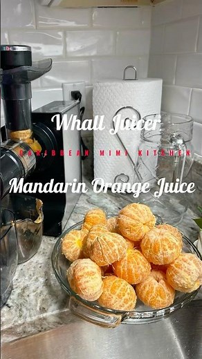 Whall Slow Juicer Recipe | How to Make Mandarin Orange Juice