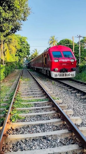 Powerful Train Passing at Full Speed | Scenic Railway Journey in 4K#shorts #shortvideo