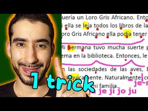 Getting a Better Spanish ACCENT with GUIDED Readings