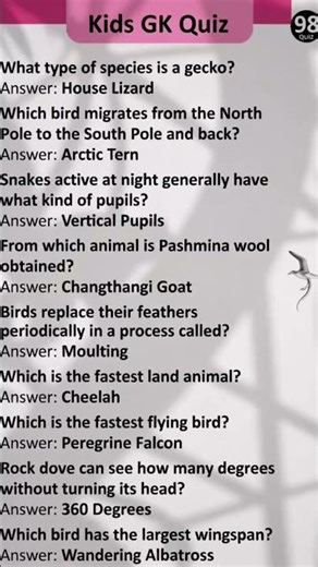 9.GK Science Questions and Answers for 2nd standard Science