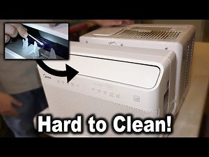 How to Clean a Moldy Midea U-Shaped AC Air Conditioner | NOT EASY!