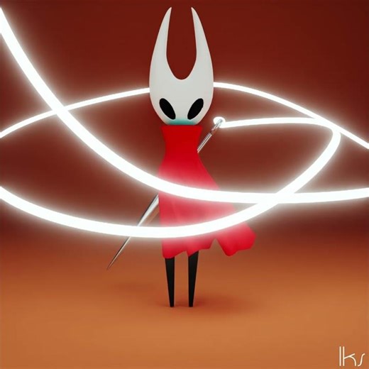 Hollow Knight Silksong - 3D Hornet