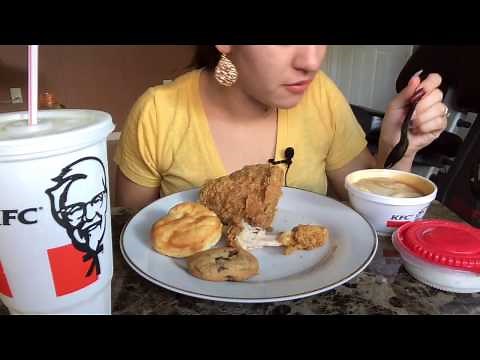 ASMR Crunchy KFC/Fried chicken (Whispering) | Eating Show