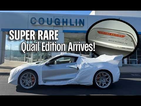 RAREST 2026 CORVETTE ARRIVES...ZR1X QUAIL EDITION - $10,190 SHIPPING