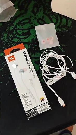 Unboxing JBL Tune 310C USB-C Wired Earphones #jbl #wiredearphone #hxrx
