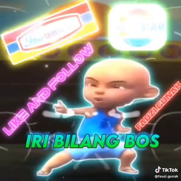 Lagu Iri Bilang Bos Upin Ipin Editor Berkelas