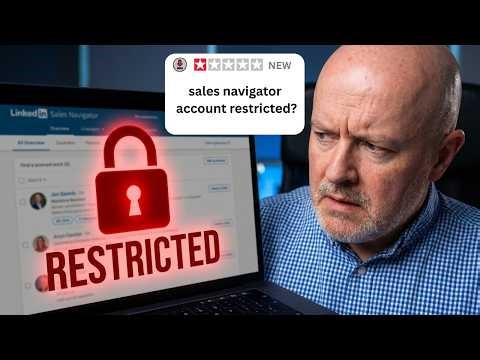 I Got Locked Out of Sales Navigator (And How I'm Getting Back In)