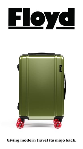 Style for days. Guaranteed for life💥 Travelers crave it, Floyd makes it: a unique and distinctive look. The sleek travel cases embody individuality and innovation as they carry the spirit of California's 70s skateboard culture into the present. | FLOYD