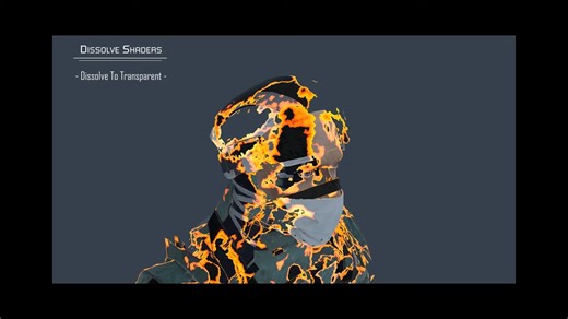 Unity材质 - 溶解特效 Sci-Fi - Dissolve Shaders