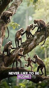 All About Monkeys for Kids 🐒 Fun Facts 1 Minute Jungle Video ZoonWay