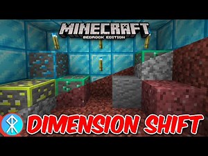 Minecraft DIMENSION SHIFT Command Tutorial (Bedrock/MCPE/Xbox)
