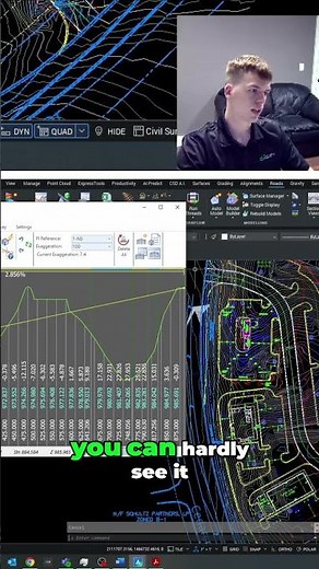 BricsCAD Road Design: Instant Updates and Contour Magic #shorts