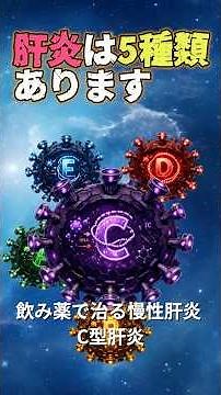 肝炎は5種類あります③ 飲み薬で治る慢性肝炎、C型肝炎 #C型肝炎 #HCV #ウイルス性肝炎 #肝炎 #肝硬変 #肝がん #消化器内科 #感染症 #医師解説 #shorts