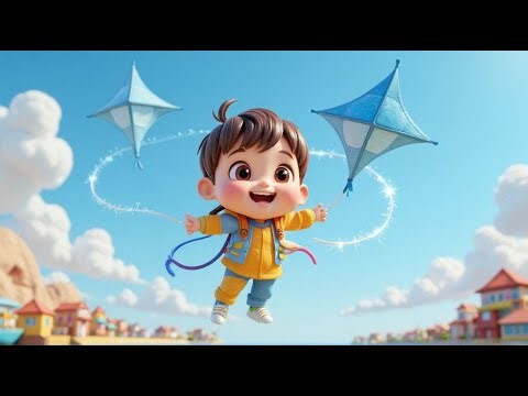 Kite Song – Who Flies Highest | Fun Kids Song | Counting & Adventure Rhyme