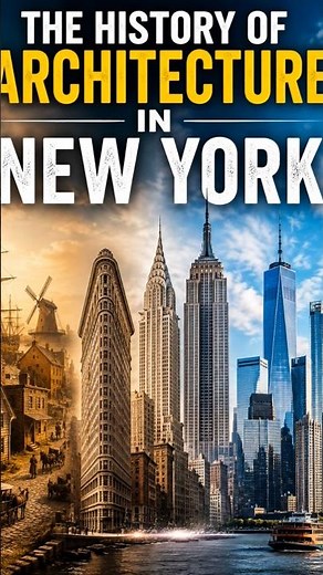 The 400-Year Evolution of New York's Architecture 🤯 From a tiny Dutch settlement to the world's most