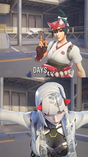(No. 2)Shion and Kiriko interaction - Overwatch